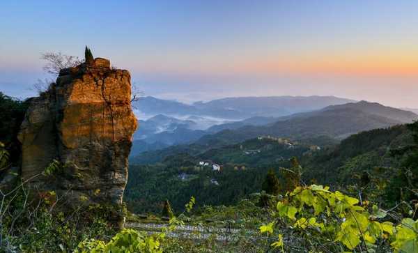 大薤山风景区,周末出游你考虑了吗