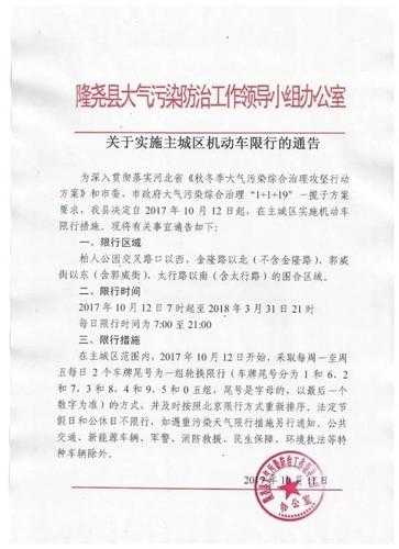 隆尧县限号查询(我的车牌号今天能上路吗)