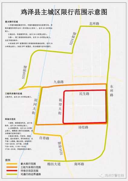鸡泽县限号区域(到底哪些路段不能走)
