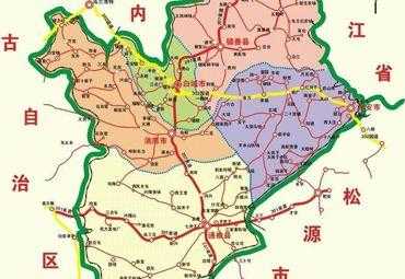 白城是哪个省的城市,它在吉林省的哪个方位