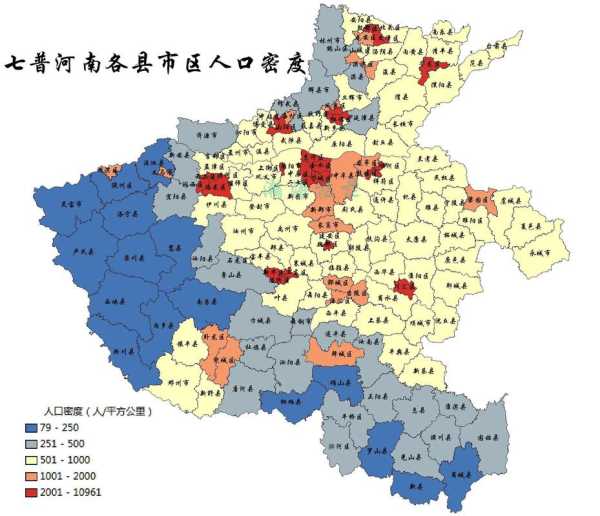 河南人口密度,跟全国平均水平差多少