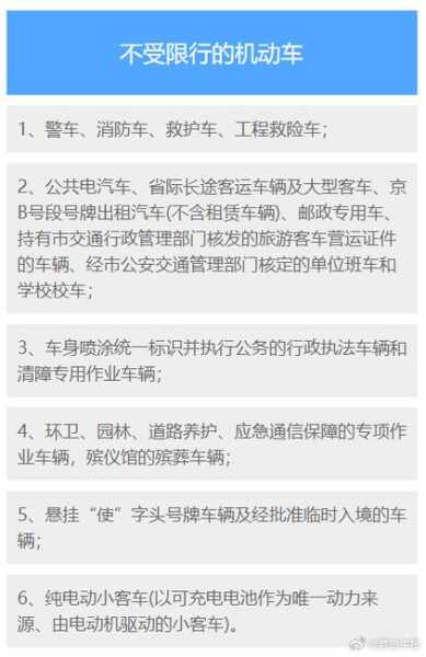 北京汽车尾号限行轮换,哪些车不能上路