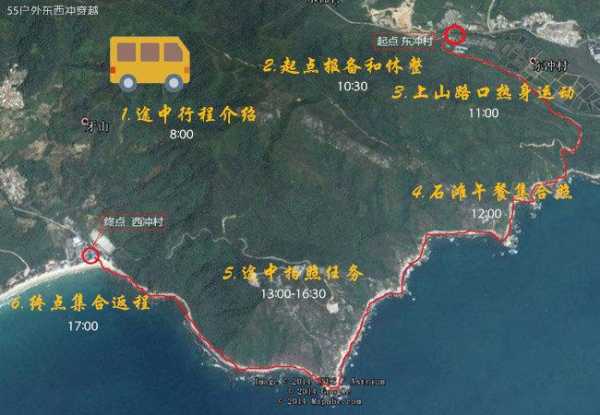 深圳东西冲旅游攻略,路线该怎么走