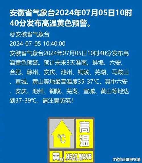 2024年8月安徽天气(高温天多不多)