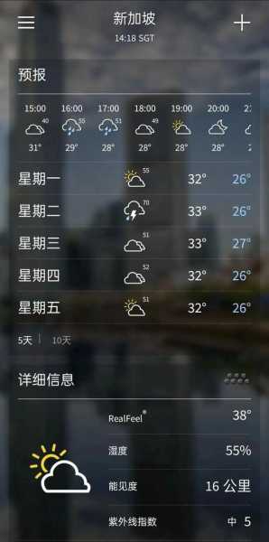 新加坡机场最近天气,今日气象与出行建议