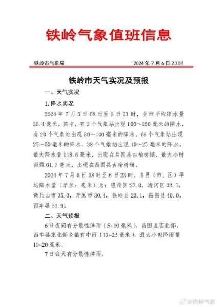铁岭天气前期预报,如何安排出行最合适?