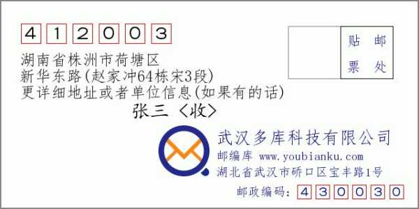 株洲邮编, 株洲市区邮编是多少