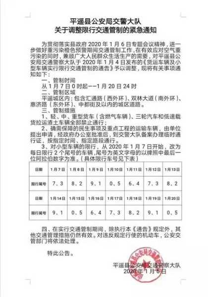 2024五一平遥限号规则,如何规避限行困扰?
