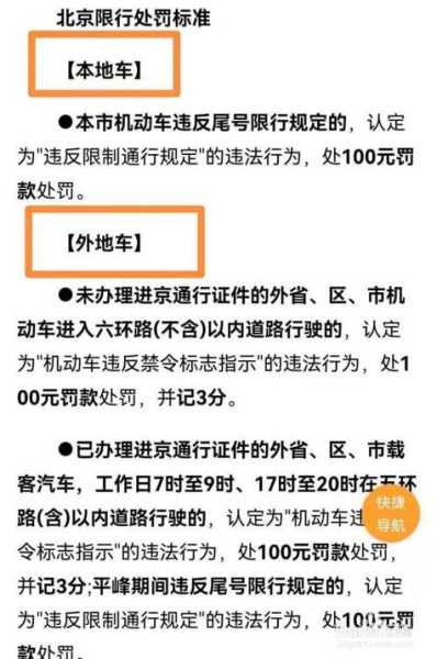 北京交警限号政策解读,如何避免罚款和拥堵？