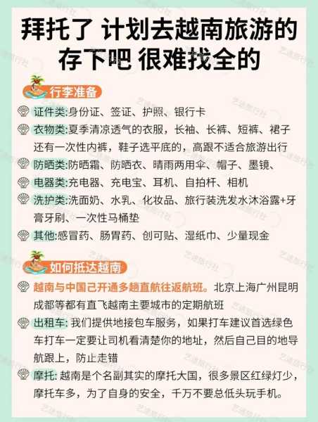 去越南旅游攻略, 发现最佳游玩与美食指南
