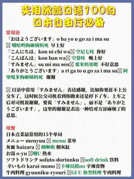 旅游的日语, 如何高效学习旅行用语?