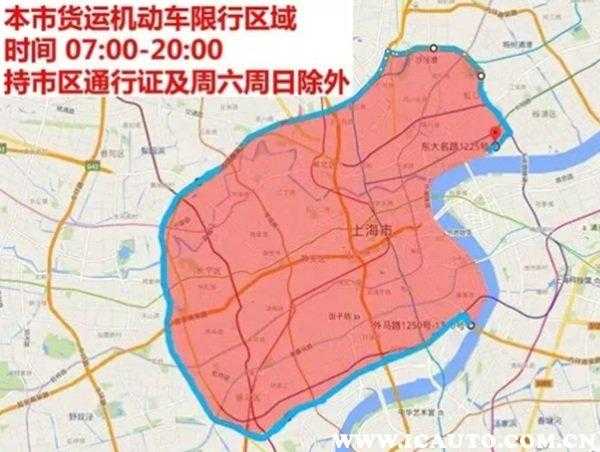 上海货运车限行范围,如何避免罚款?