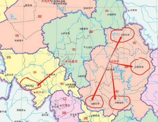 吉林省舒兰市地图, 详细路线与旅游指南