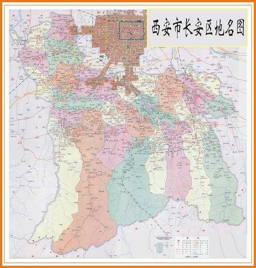 长安区地图全图, 一览无余的区域信息