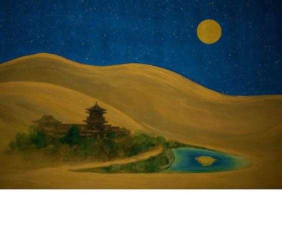 三泉映月,探寻这幅名画的深意与美感
