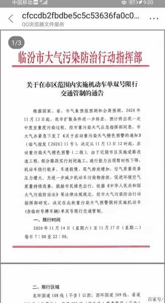 临汾外地车限号规定,如何避免罚款?