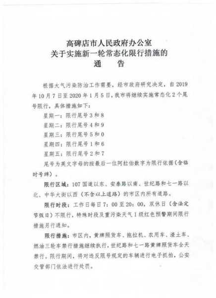高碑店限号2024年8月,如何影响出行计划?