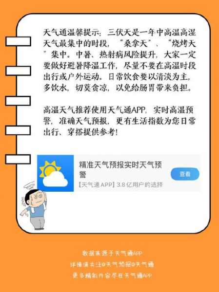 三伏天气十分热,如何应对高温?