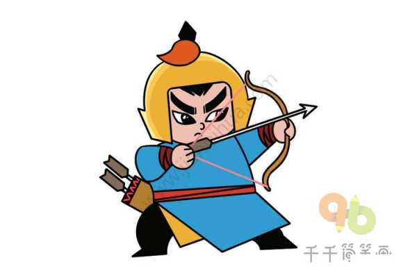 花荣简笔画,如何轻松绘制出经典角色?