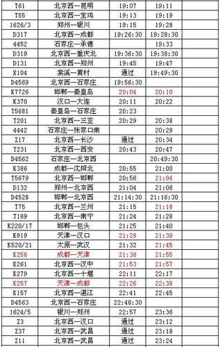 石家庄列车时刻表查询_快速获取最新列车信息