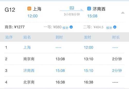 济南到上海高铁票价_如何选择最优惠的车票?