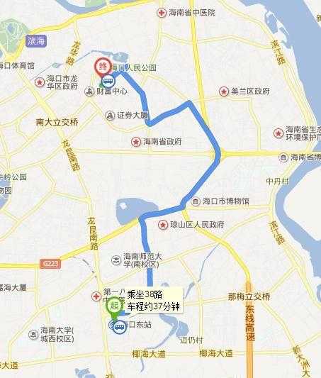 海口火车站_如何快速到达目的地?