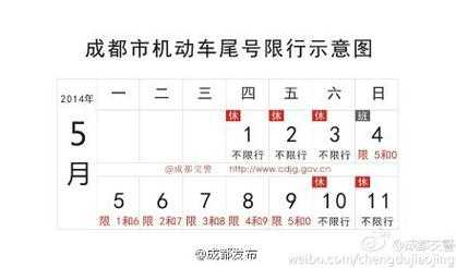 成都五一节限号吗_2023年交通政策解读