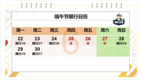 端午节限号_如何避免影响出行计划?