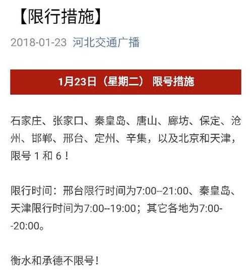 衡水市限号查询_如何快速获取限号信息