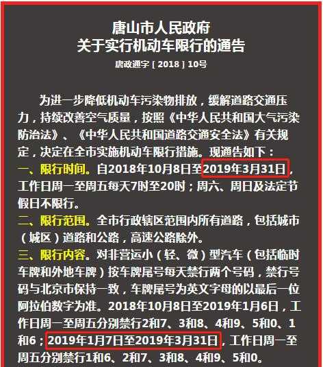2016年8月唐山限号_如何应对限行影响?