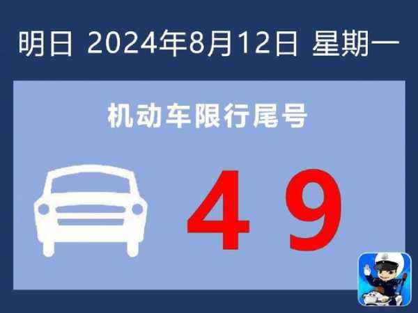 8月12日限号吗_查阅最新限行政策!