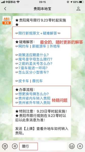 贵阳外地车限尾号_最新政策解析与注意事项
