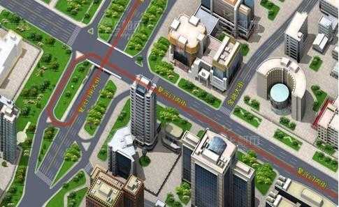 e都市三维地图,手机装下整个城市