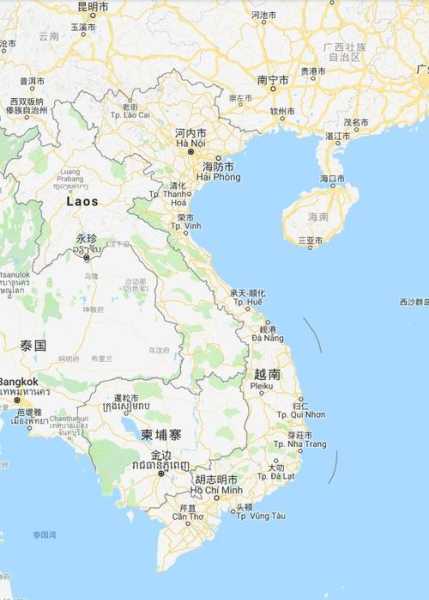 越南地图全图,哪个面积更大