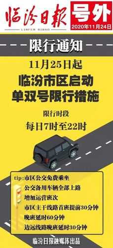 临汾限号时间,限行对我们有什么影响
