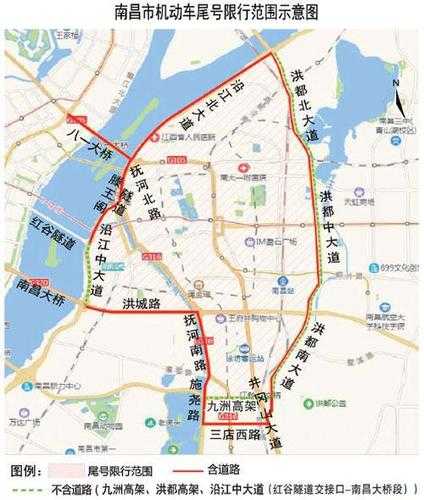南昌限号自动拍摄,限号路段有哪些