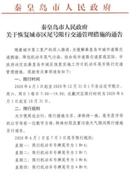 邯郸限号通知_是否影响你的出行计划?