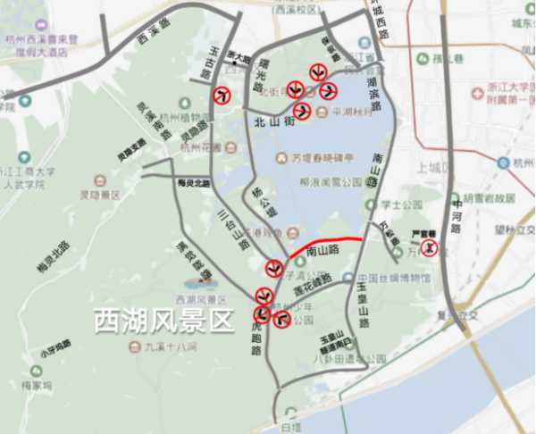 西湖景区限号范围_如何避开高峰人流?