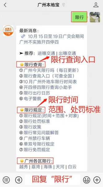 广州汽车限号时间查询_了解最新限行政策