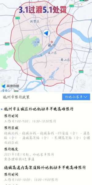 外地车杭州市区限号_如何应对这些限制_