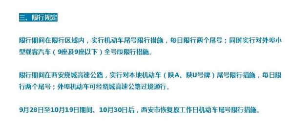 西安限号规律_如何有效避开限行时段