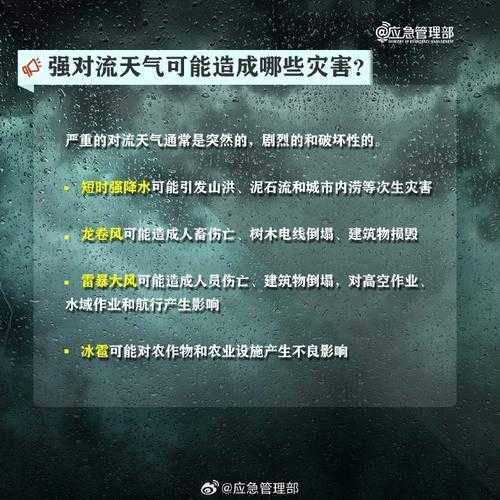 洛宁强对流天气_对居民生活的影响和应对措施