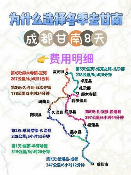 成都自驾甘南旅游攻略, 最全行程和注意事项解析