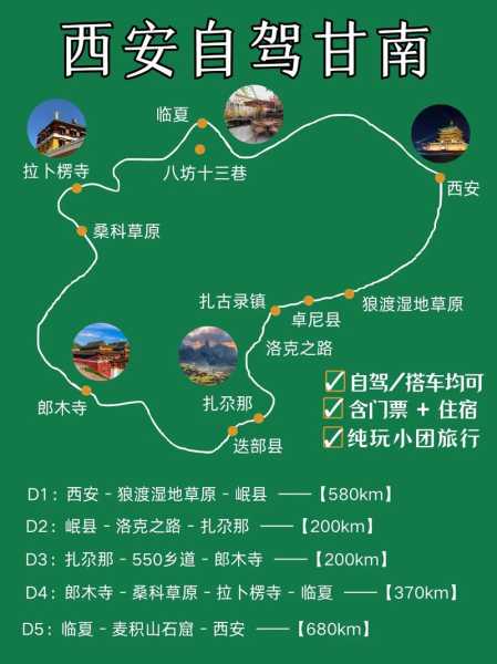 西安到扎尕那旅游攻略, 如何规划最佳行程?