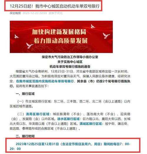 今天保定限号吗, 了解最新限行信息