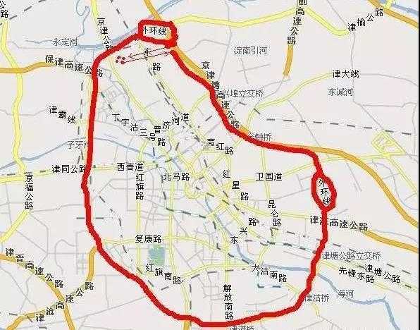 天津限号范围地图, 知道哪些地区受影响?
