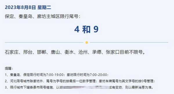 廊坊五月限号, 你需要了解哪些最新规定?