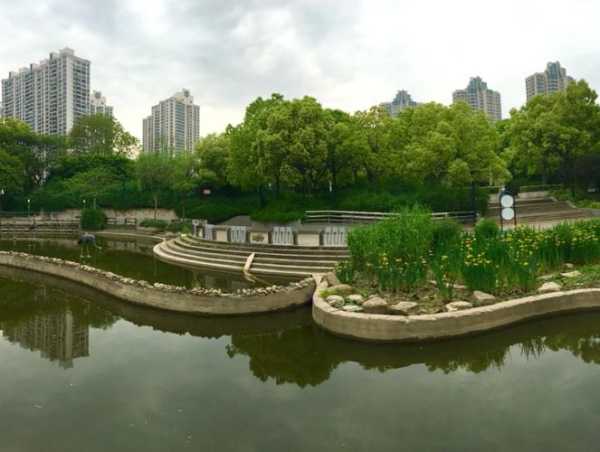 上海梦清园,还能看苏州河美景