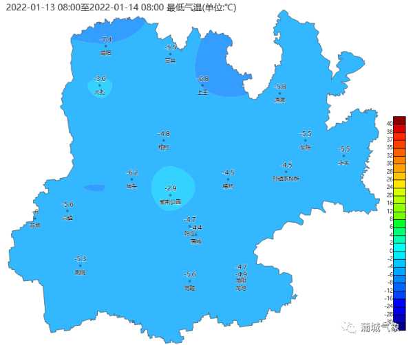 陕西浦城天气, 今日气温与预报分析